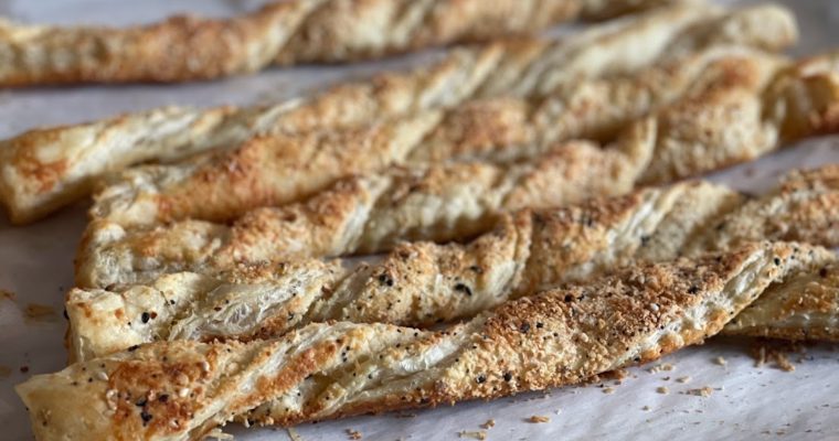 Puff Pastry Cheese Straws