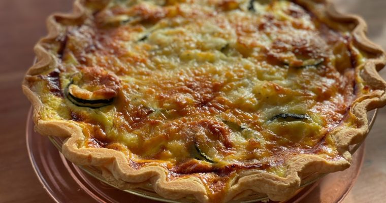 Zucchini Onion Quiche