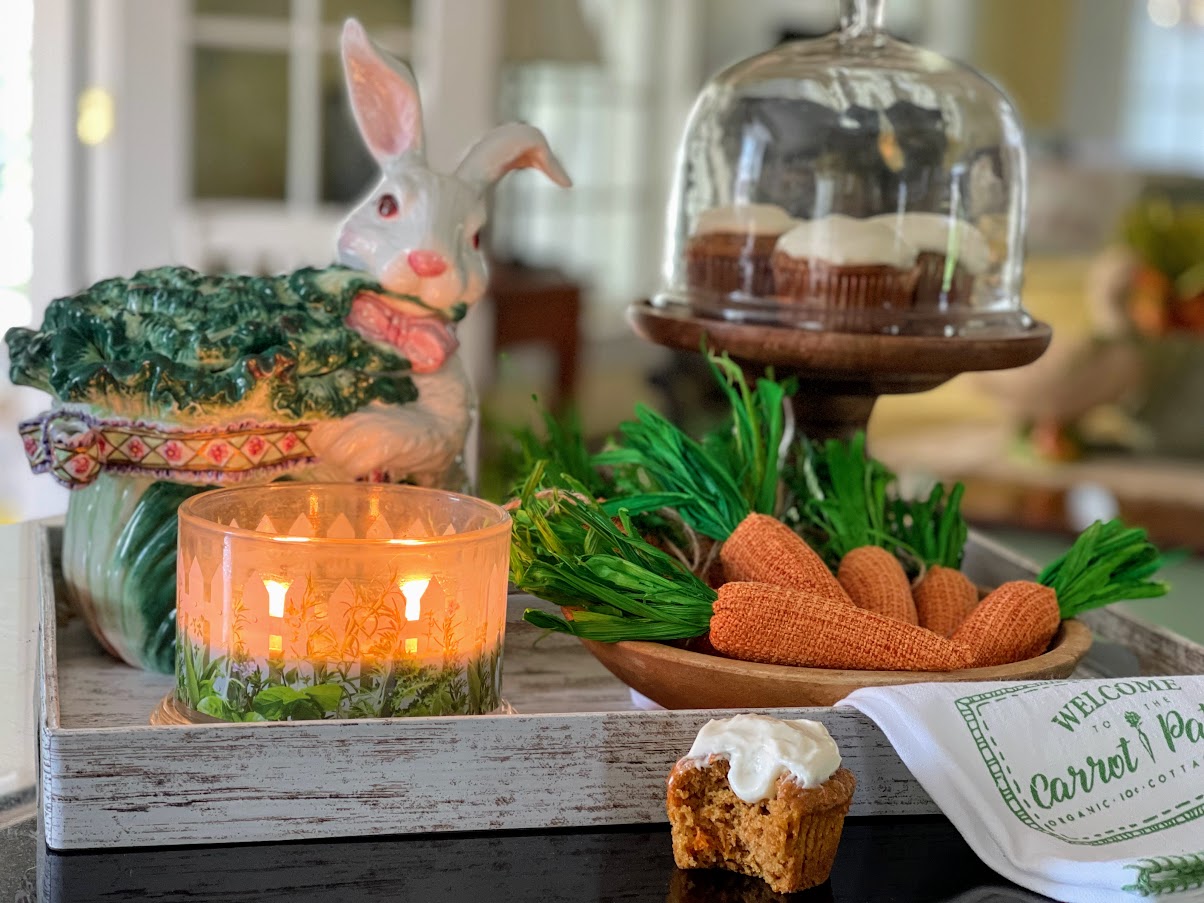 Carrot Cupcakes with Cream Cheese Frosting