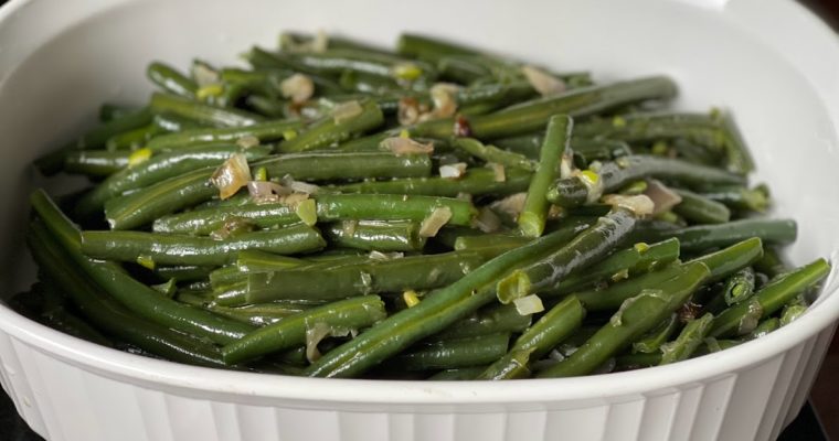 Green Beans with Shallots