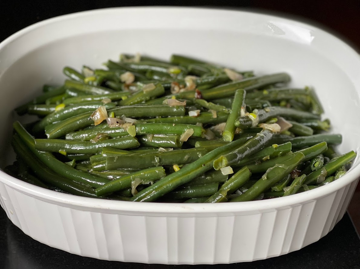 Green Beans with Shallots At Home With Jenn Adams