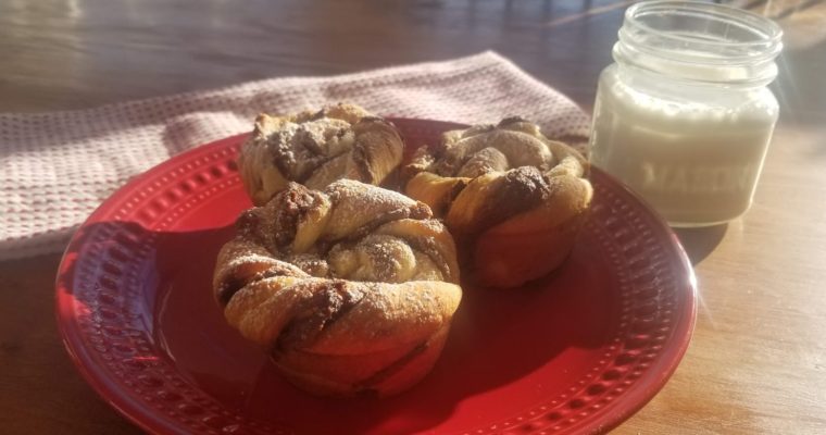 Chocolate Hazelnut Twists