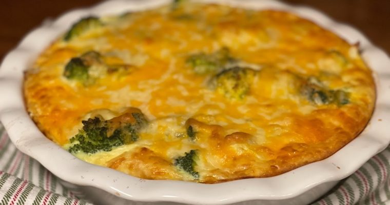 Crustless Broccoli Quiche