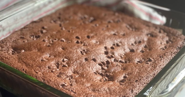 Gluten Free Double Chocolate Fudgy Brownies