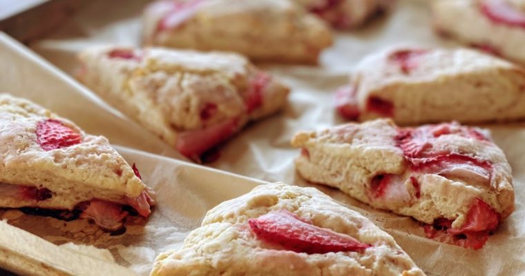 Strawberry Scones