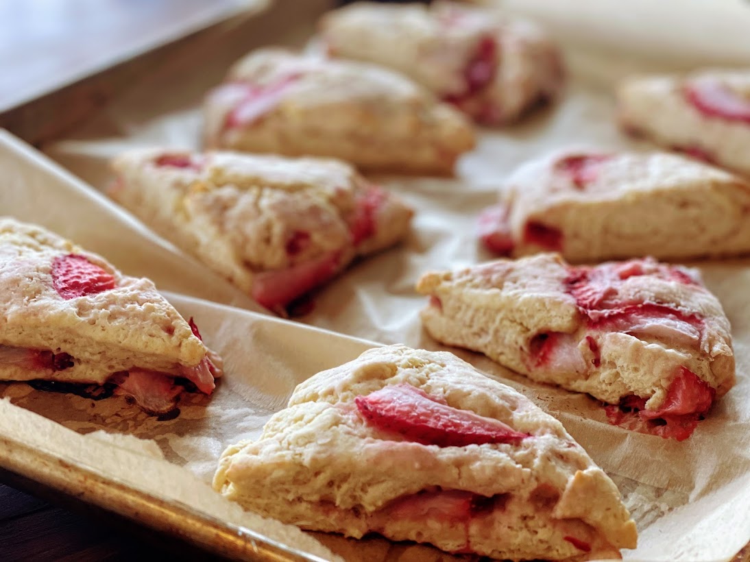 Strawberry Scones