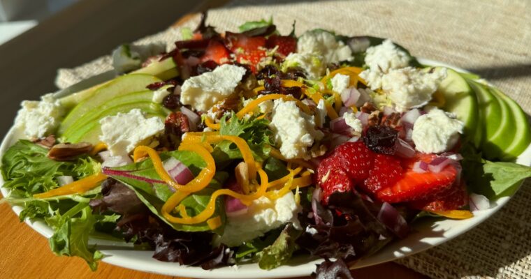 Autumn Salad with Maple Vinaigrette