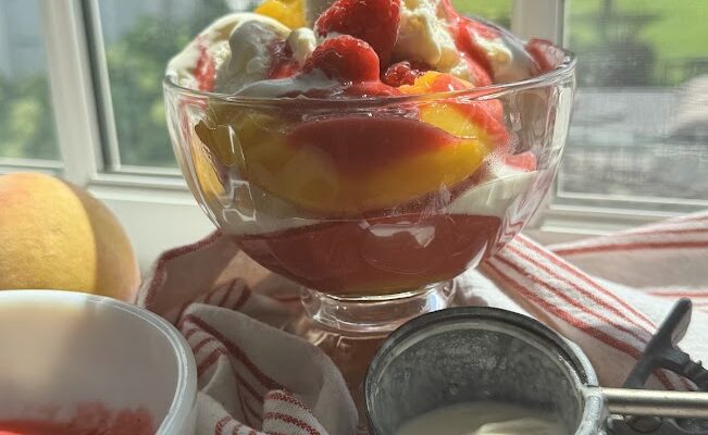 Peach Melba