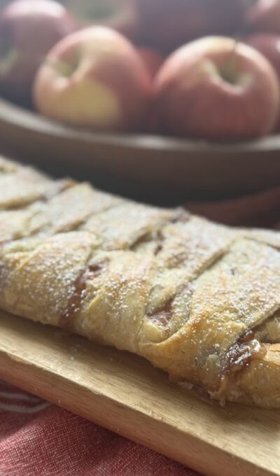 Apple Cream Cheese Pastry Braid