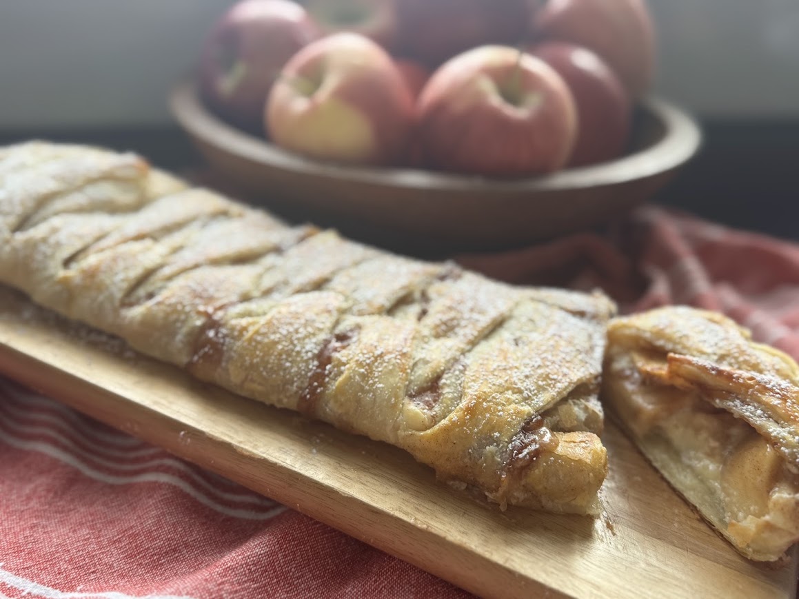 Apple Cream Cheese Pastry Braid
