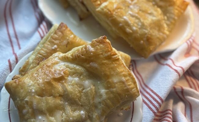 Peach Puff Pastries