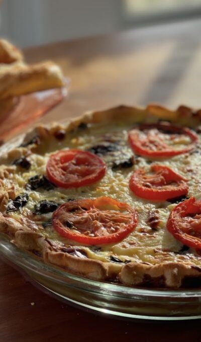 Cheese and Tomato Quiche